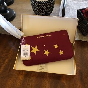 Michael Kors Stars Wristlet